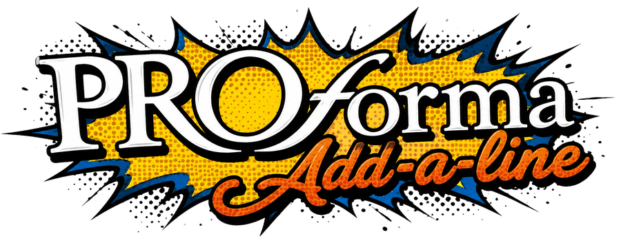 Proforma Add-a-Line
